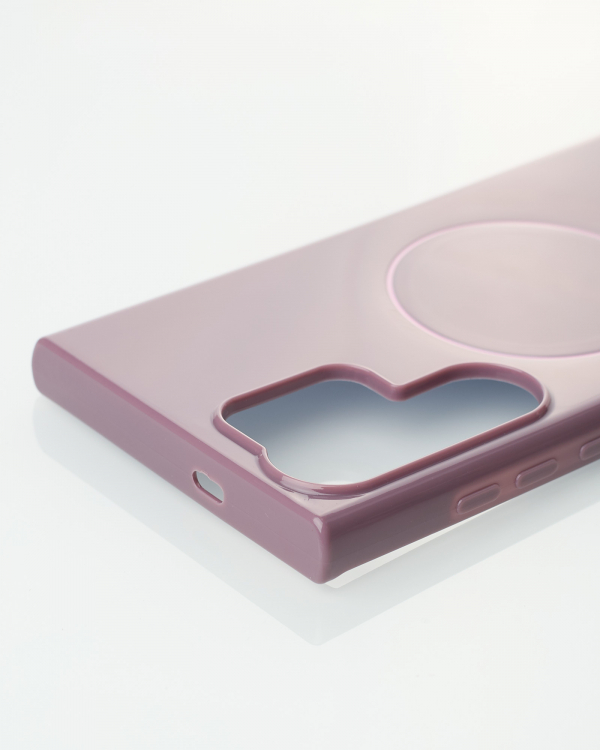 Чехол Glamour Beats Case with MagSafe для Samsung S24 Ultra deep purple