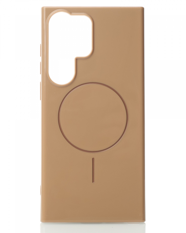 Чехол Glamour Beats Case with MagSafe для Samsung S24 Ultra desert titanium
