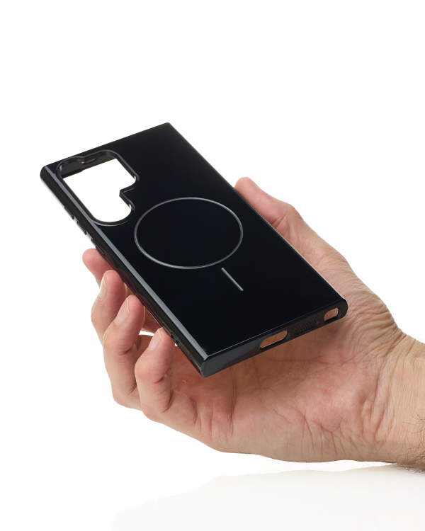 Чехол Glamour Beats Case with MagSafe для Samsung S24 Ultra black