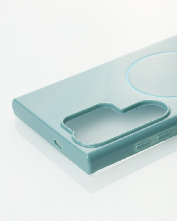 Чехол Glamour Beats Case with MagSafe для Samsung S24 Ultra wave blue