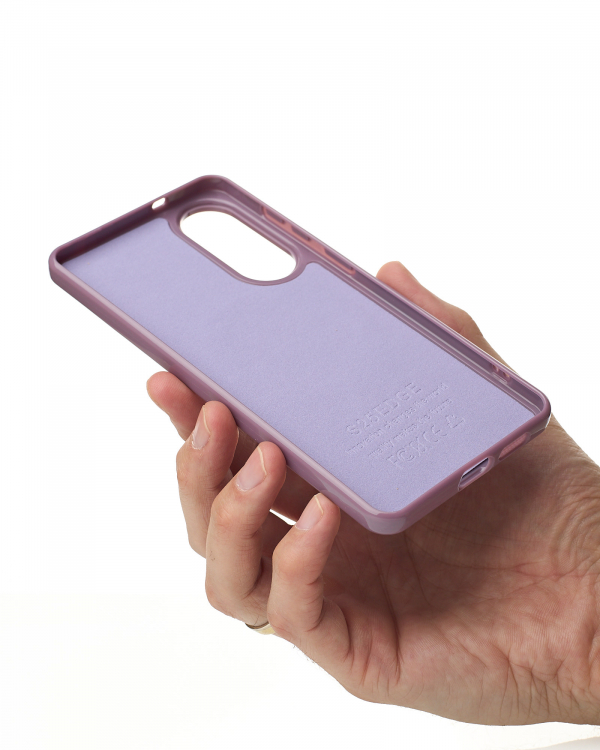 Чехол Glamour Beats Case with MagSafe для Samsung S25 Edge deep purple