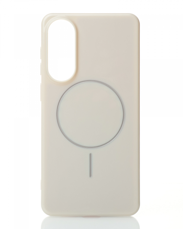 Чехол Glamour Beats Case with MagSafe для Samsung S25 Edge natural titanium