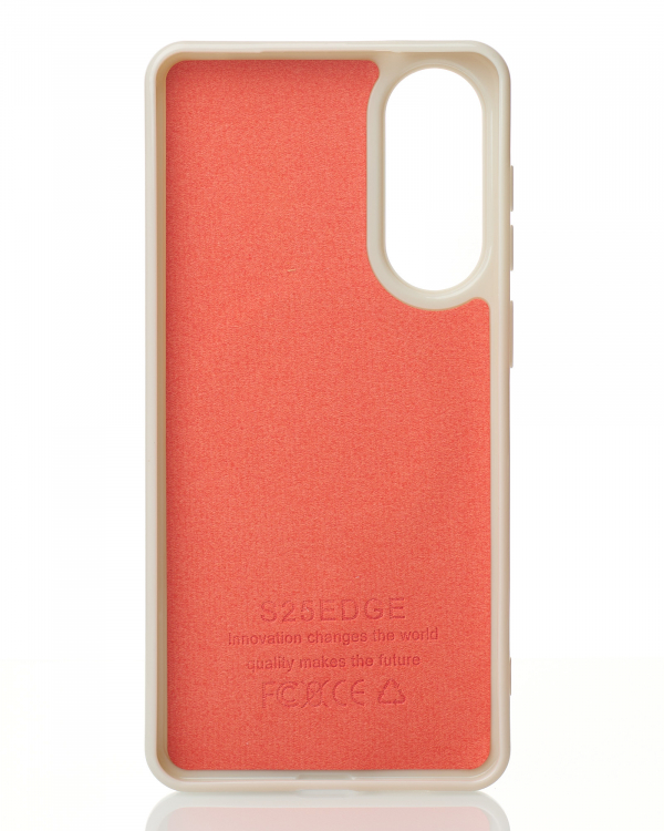 Чехол Glamour Beats Case with MagSafe для Samsung S25 Edge natural titanium