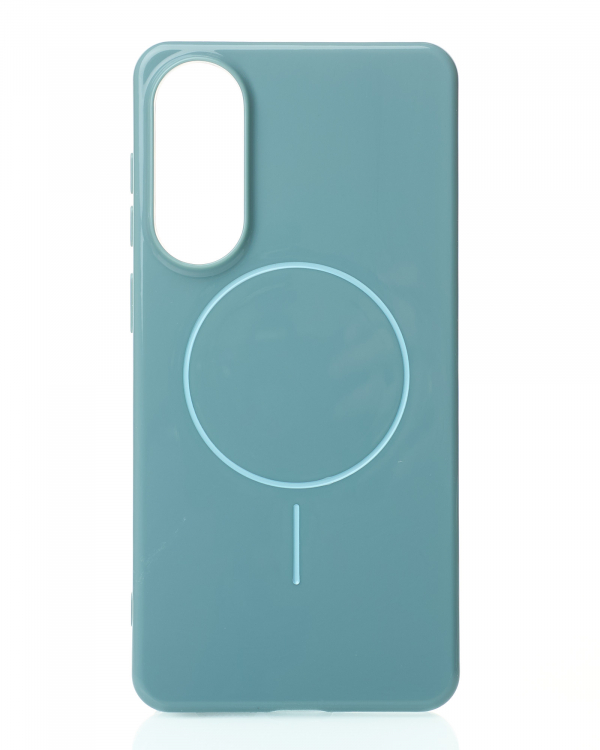 Чехол Glamour Beats Case with MagSafe для Samsung S25 Edge wave blue