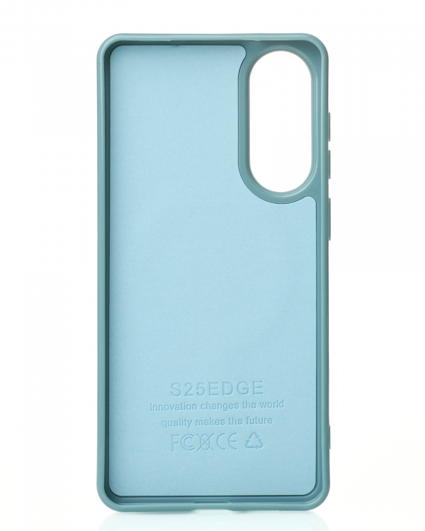 Чехол Glamour Beats Case with MagSafe для Samsung S25 Edge wave blue