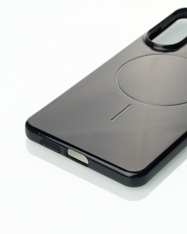 Чехол Glamour Beats Case with MagSafe для Samsung S25 Edge black