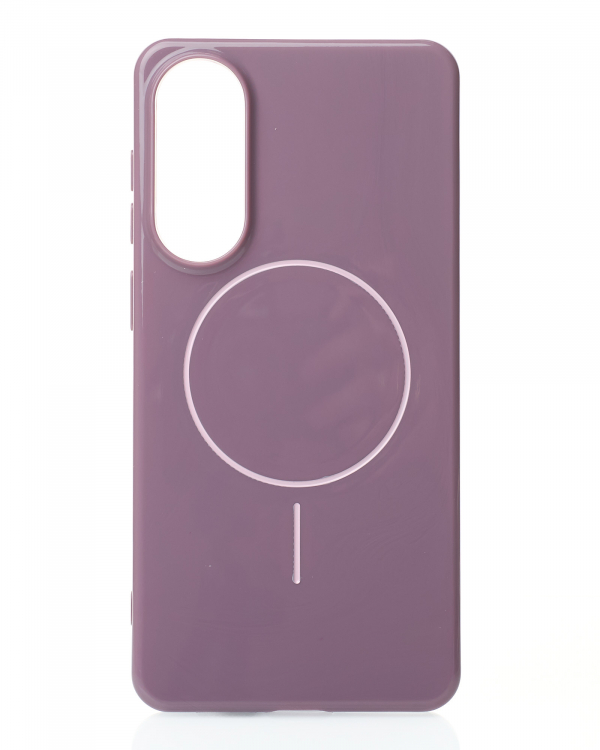 Чехол Glamour Beats Case with MagSafe для Samsung S25 Edge deep purple
