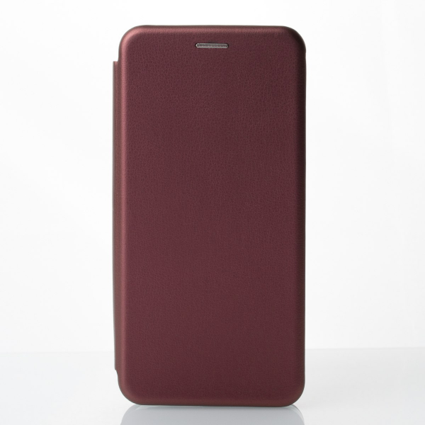 чехол-книга 360 для Motorola E40 STANDARD бордовый