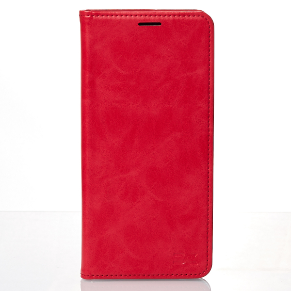 чехол-книга DC ELEGANT для Xiaomi Poco F6/Redmi Turbo 3 красный