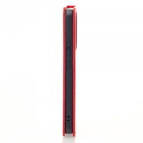 чехол-книга DC ELEGANT для Xiaomi Redmi Note 14 5G красный