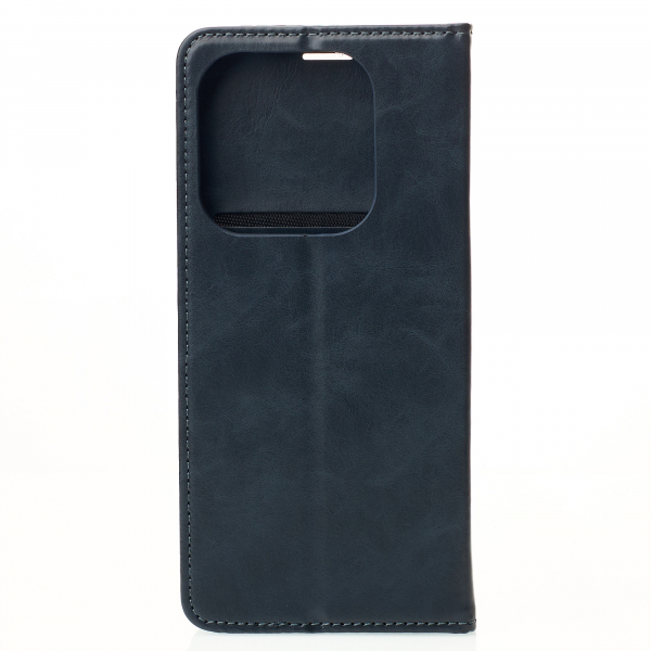 чехол-книга DC ELEGANT для Xiaomi Redmi Note 14 5G темно-синий