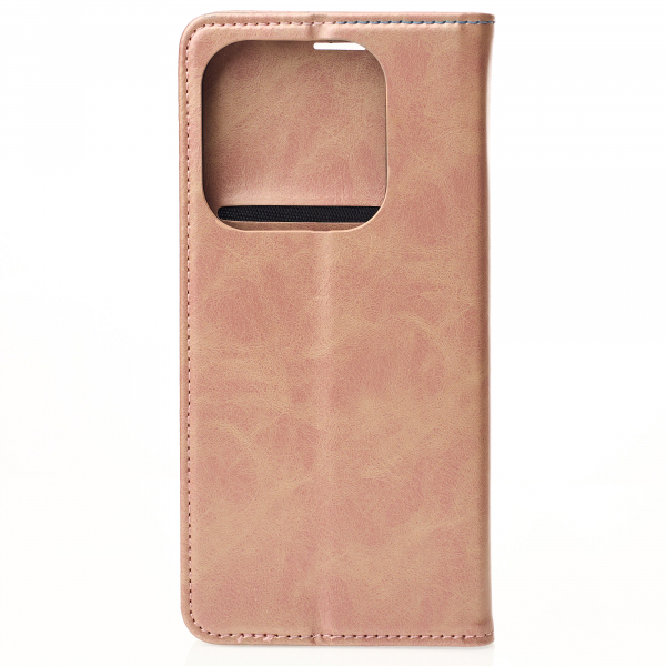 чехол-книга DC ELEGANT для Xiaomi Redmi Note 14 5G бронзовый