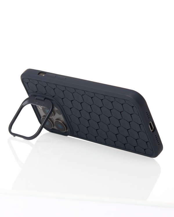 Чехол MagSafe MOSAIC для iPhone 12 Pro Max темно-синий