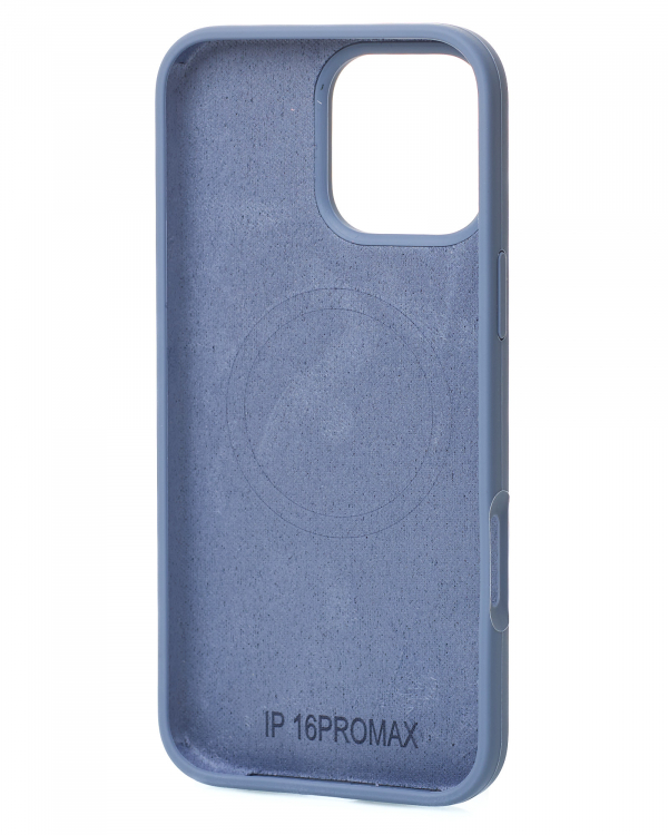 Чехол MagSafe Silicone Beats Case для iPhone 16 Pro storm blue
