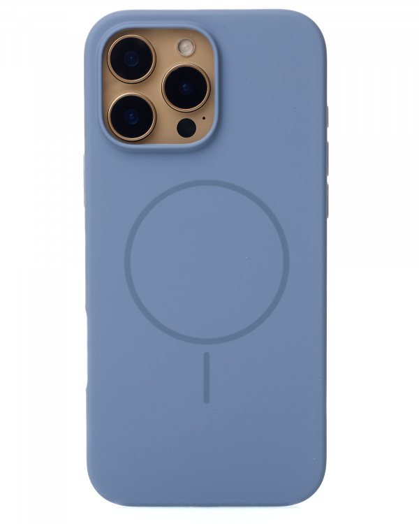 Чехол MagSafe Silicone Beats Case для iPhone 16 Pro storm blue