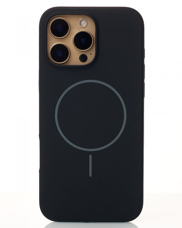 Чехол MagSafe Silicone Beats Case для iPhone 16 Pro black