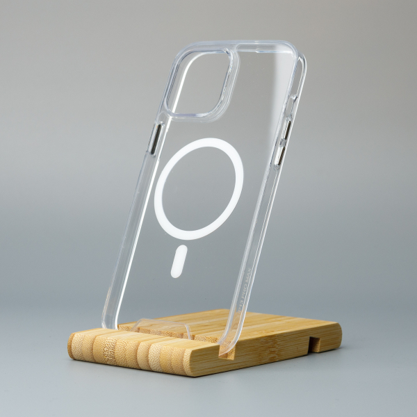 Чехол SPACE CASE с поддержкой MagSafe для iPhone 15 Pro Max прозрачный