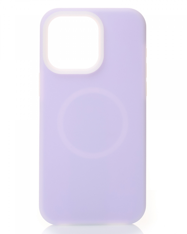 Чехол MagSafe Liquid Silicone Full для iPhone 14 Pro violet