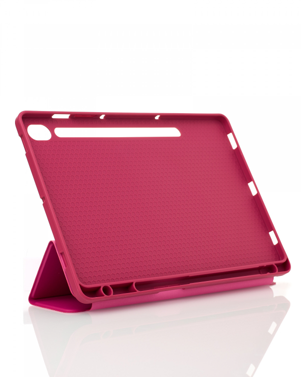 Чехол SmartCover для планшета Samsung Galaxy Tab S9 / S9 FE / S10 FE малиновый