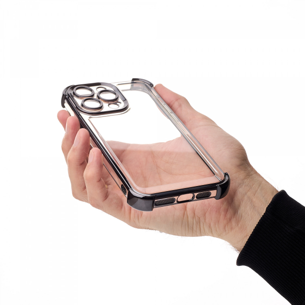 Пластиковый чехол FRAME CORNER для iPhone 13 Pro Max черный