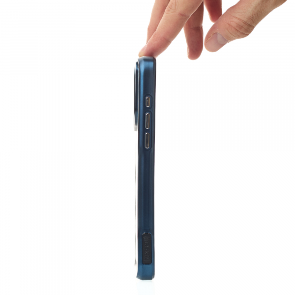 Пластиковый чехол MagSafe NEWZONE для iPhone 14 Pro Max синий