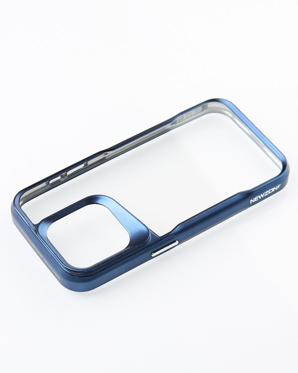 Пластиковый чехол NEWZONE для iPhone 15 Pro Max синий