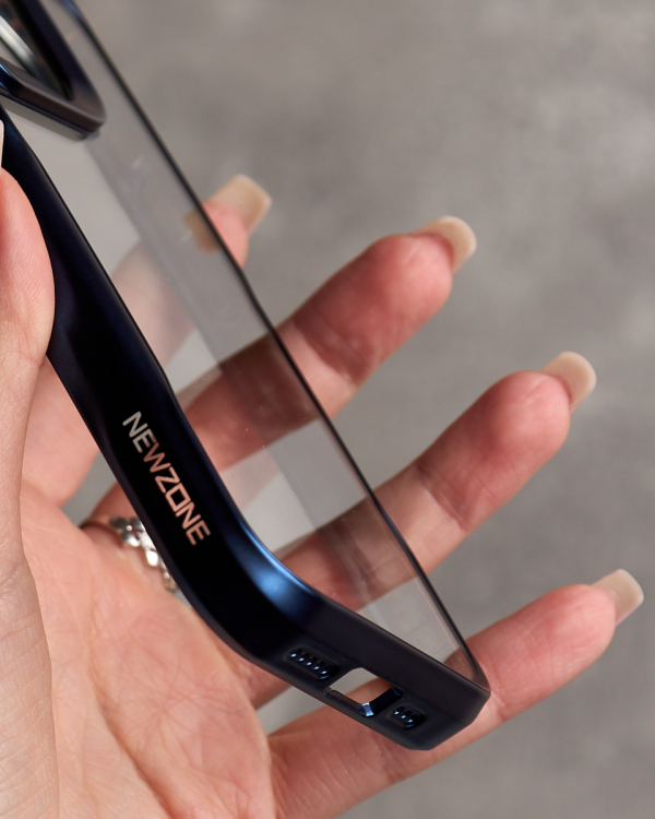 Пластиковый чехол NEWZONE для iPhone 15 Pro Max синий