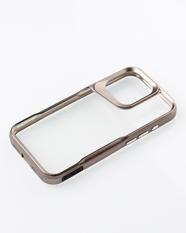 Пластиковый чехол NEWZONE для iPhone 15 Pro Max золотой