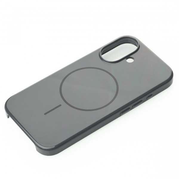 Поликарбонатный чехол Slim Ring с поддержкой MagSafe для iPhone 16 Plus black