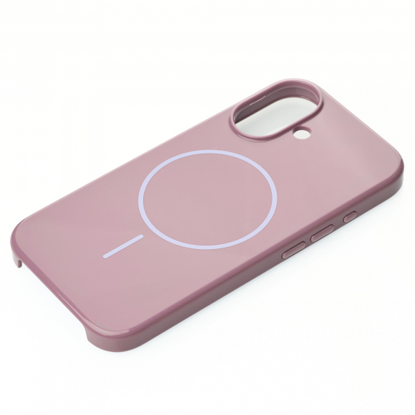 Поликарбонатный чехол Slim Ring с поддержкой MagSafe для iPhone 16 Plus deep purple