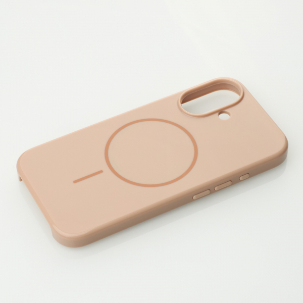 Поликарбонатный чехол Slim Ring с поддержкой MagSafe для iPhone 16 Plus desert titanium