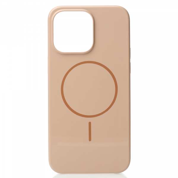 Поликарбонатный чехол Slim Ring с поддержкой MagSafe для iPhone 15 Pro desert titanium