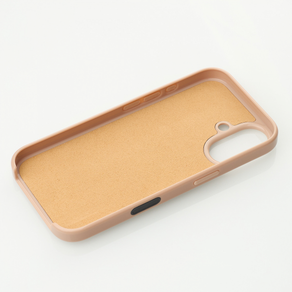 Поликарбонатный чехол Slim Ring с поддержкой MagSafe для iPhone 16 desert titanium