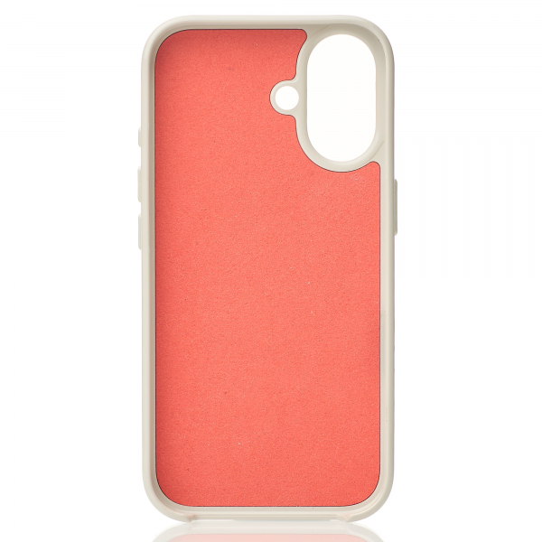 Поликарбонатный чехол Slim Ring с поддержкой MagSafe для iPhone 16 natural titanium