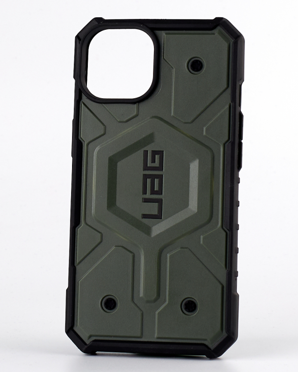 Противоударный чехол UAG с поддержкой MagSafe для IPhone 15 armor green