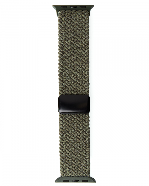 Ремешок для Apple Watch "Nylon Braided Magnetic" 38/40/41 мм khaki