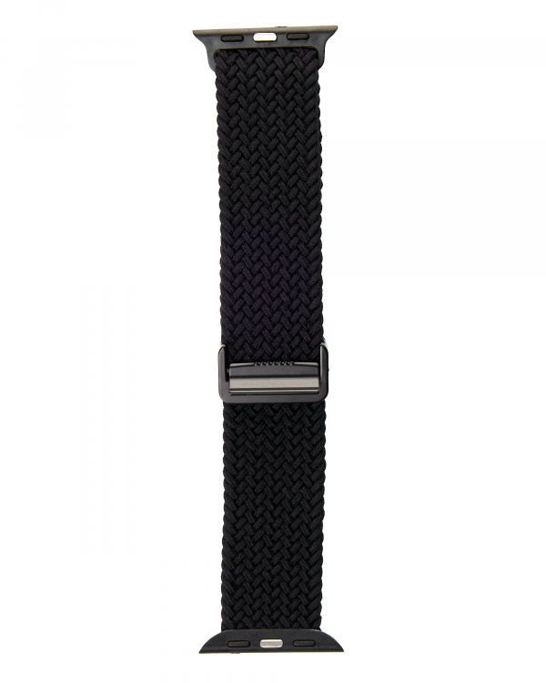 Ремешок для Apple Watch "Nylon Braided Magnetic" 42/44/45/46/49 мм black
