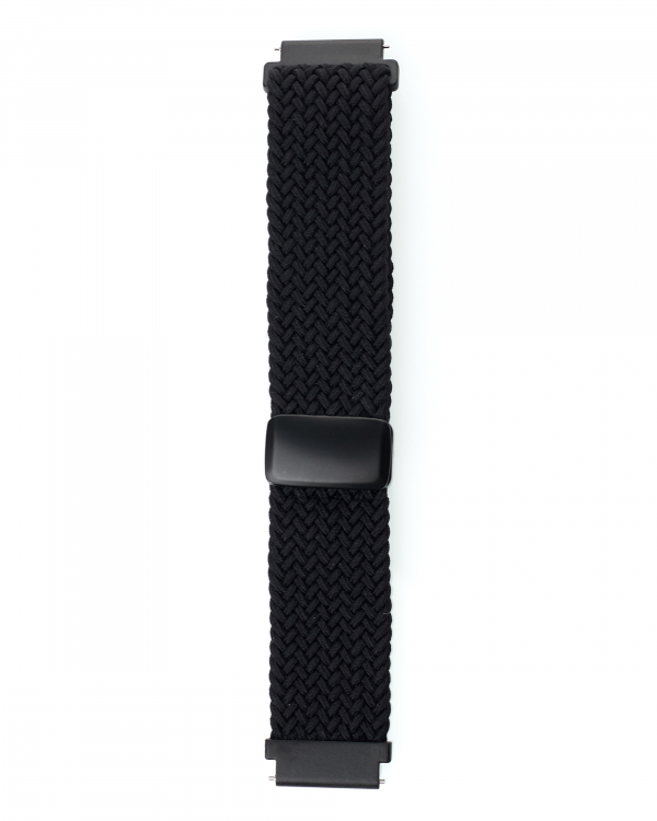Ремешок для часов UNIVERSAL "Nylon Braided Magnetic" 20 мм black