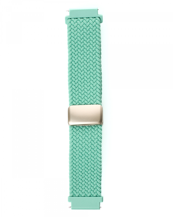 Ремешок для часов UNIVERSAL "Nylon Braided Magnetic" 20 мм mint