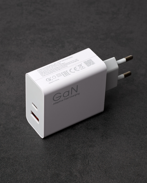 Сетевое зарядное устройство (Адаптер) GaN / PD+QC3.0 / 67W (MDY-12E-EF) белый