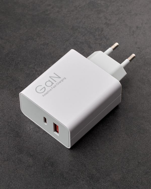 Сетевое зарядное устройство (Адаптер) GaN / PD+QC3.0 / 67W (MDY-12E-EF) белый