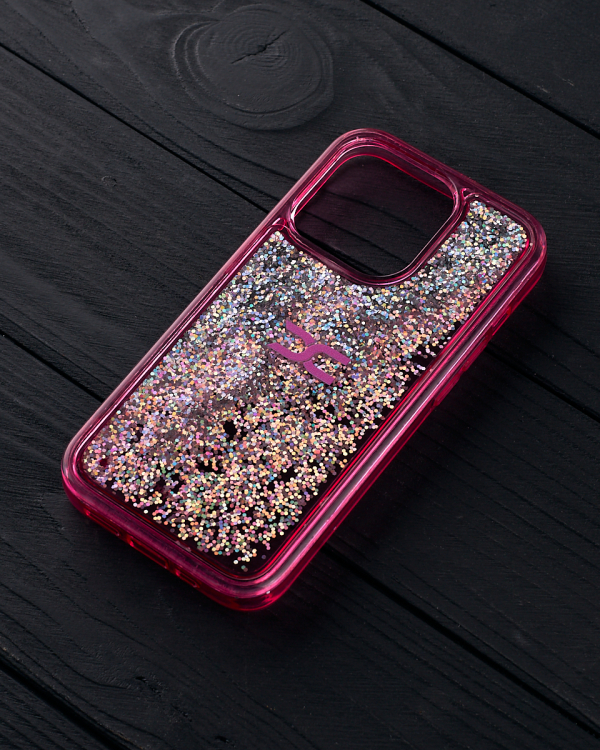 Силиконовый чехол AQUARIUM для iPhone 13 розовый