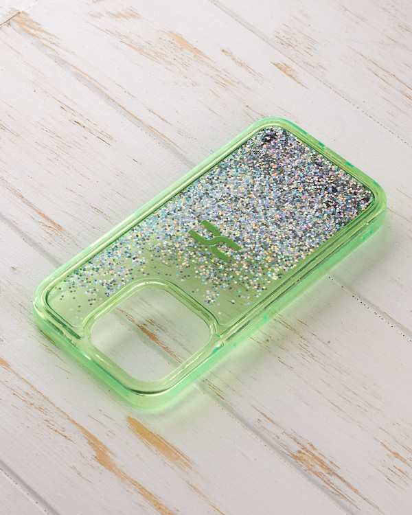 Силиконовый чехол AQUARIUM для iPhone 13 зеленый