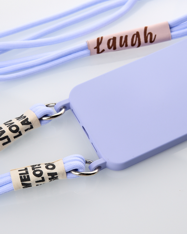 Силиконовый чехол CORD для iPhone 15 фиалковый