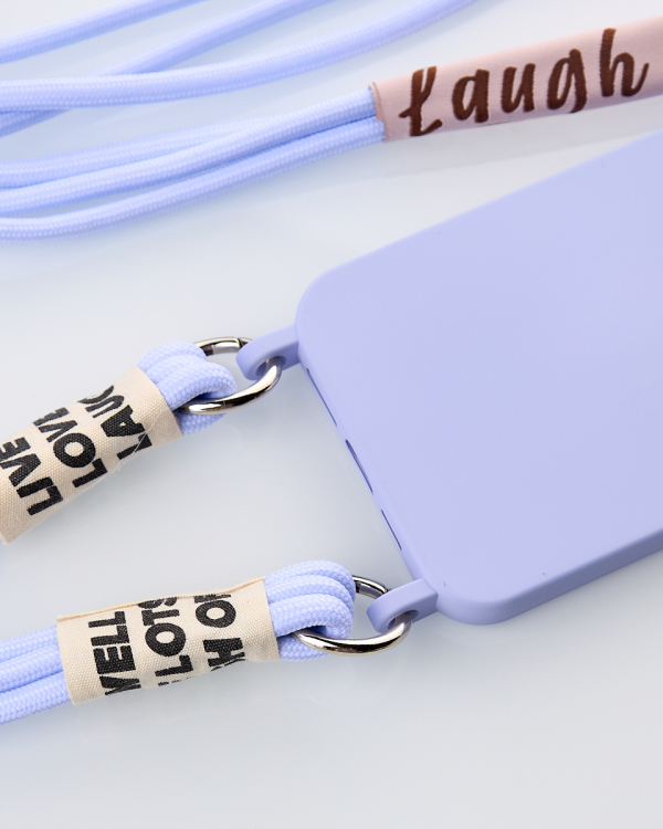 Силиконовый чехол CORD для iPhone 15 фиалковый