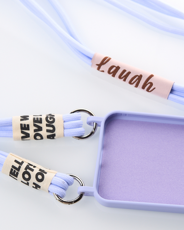 Силиконовый чехол CORD для iPhone 15 фиалковый