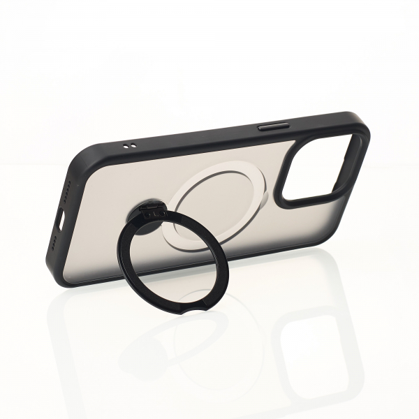 Силиконовый чехол MagSafe 360 для iPhone 11 Pro Max черный
