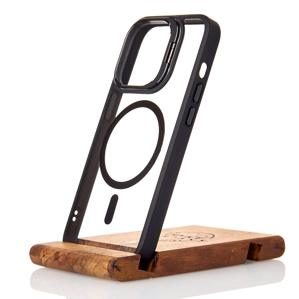 Силиконовый чехол MagSafe CAMERA GLASS PROTECTION для iPhone 14 черный