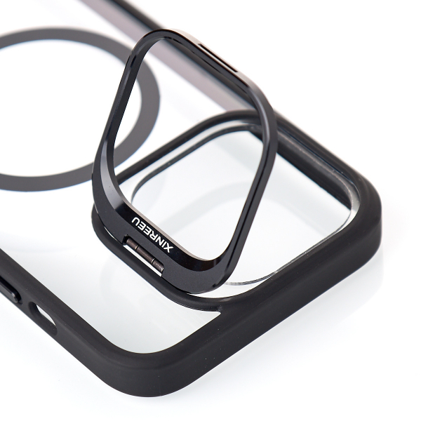 Силиконовый чехол MagSafe CAMERA GLASS PROTECTION для iPhone 14 черный