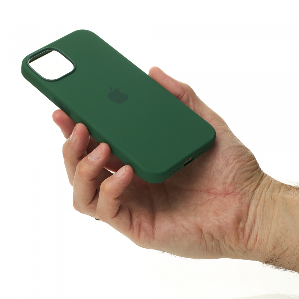 Силиконовый чехол Lux Colors с поддержкой MagSafe для iPhone 13 Pro Max Clover